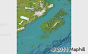 Satellite Map of Kodiak Island Borough
