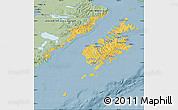 Savanna Style Map of Kodiak Island Borough