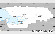 Gray Simple Map of Northwest Arctic Borough