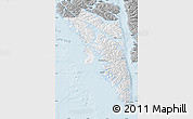 Gray Map of Sitka Borough