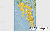 Savanna Style Map of Sitka Borough