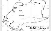 Blank Simple Map of Wade Hampton Census Area