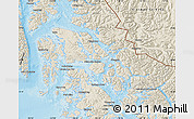 Shaded Relief Map of Wrangell-Petersburg Census Area