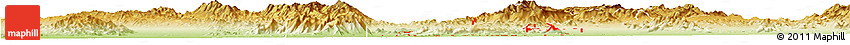 Physical Horizon Map of ZIP Codes Starting with 850