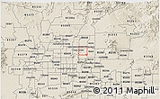 Shaded Relief 3D Map of ZIP code 85032
