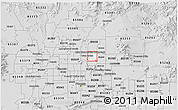 Silver Style 3D Map of ZIP code 85032