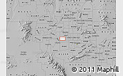 Gray Map of ZIP code 85033