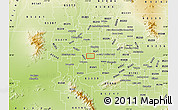 Physical Map of ZIP code 85033