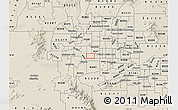 Shaded Relief Map of ZIP code 85033