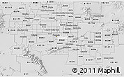 Silver Style 3D Map of ZIP code 85034
