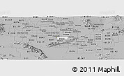 Gray Panoramic Map of ZIP code 85034