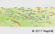 Physical Panoramic Map of ZIP code 85034