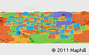 Political Panoramic Map of ZIP code 85034