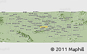 Savanna Style Panoramic Map of ZIP code 85034