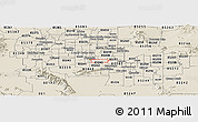 Shaded Relief Panoramic Map of ZIP code 85034