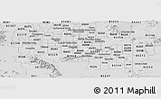 Silver Style Panoramic Map of ZIP code 85034