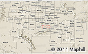 Shaded Relief 3D Map of ZIP code 85040