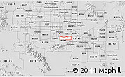 Silver Style 3D Map of ZIP code 85040
