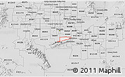 Silver Style 3D Map of ZIP code 85042