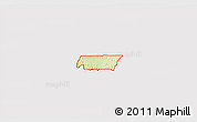 Physical 3D Map of ZIP code 85085, cropped outside