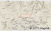 Shaded Relief 3D Map of ZIP code 85085