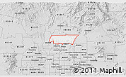 Silver Style 3D Map of ZIP code 85085