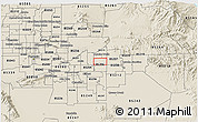 Shaded Relief 3D Map of ZIP code 85205