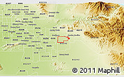 Physical 3D Map of ZIP code 85208