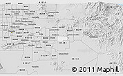 Silver Style 3D Map of ZIP code 85208