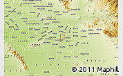 Physical Map of ZIP code 85210