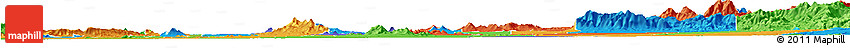 Political Horizon Map of ZIP Code 85212