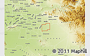 Physical Map of ZIP code 85212
