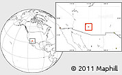 Blank Location Map of ZIP code 85228