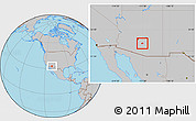 Gray Location Map of ZIP code 85228