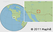 Savanna Style Location Map of ZIP code 85228