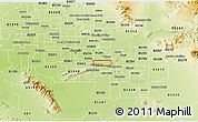 Physical 3D Map of ZIP code 85282