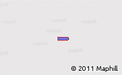 Political 3D Map of ZIP code 85282, cropped outside