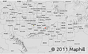 Silver Style 3D Map of ZIP code 85287