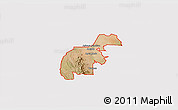 Satellite 3D Map of ZIP code 85645, cropped outside