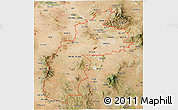 Satellite 3D Map of ZIP codes starting with 857