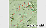 Savanna Style 3D Map of ZIP codes starting with 857