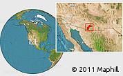 Satellite Location Map of ZIP codes starting with 857