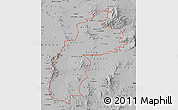 Gray Map of ZIP codes starting with 857