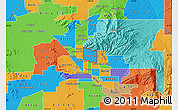 Political Map of ZIP code 85718