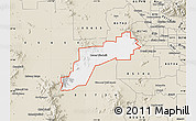 Classic Style Map of ZIP code 85735