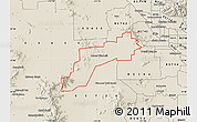 Shaded Relief Map of ZIP code 85735