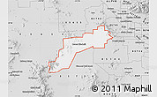 Silver Style Map of ZIP code 85735