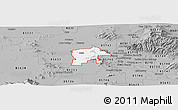 Gray Panoramic Map of ZIP code 85743