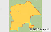 Savanna Style Simple Map of ZIP code 85743