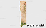 Satellite Map of Apache County, cropped outside